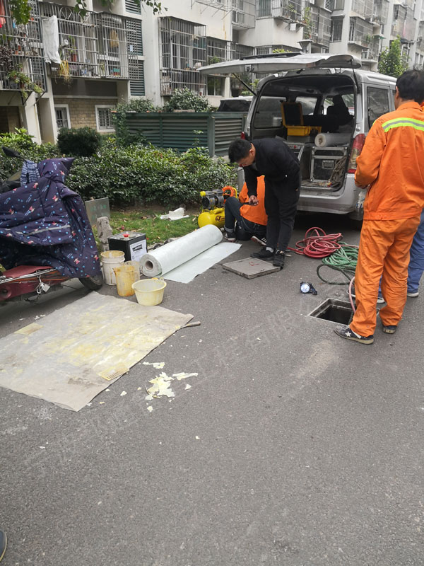 舟山市万金湖路雨污水管道非开挖修复